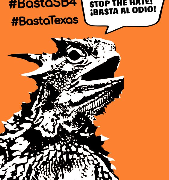 Stop the Hate Horned Lizard - Mario Luna